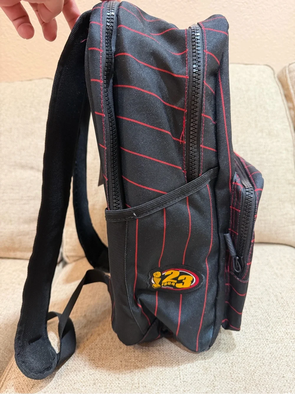 New Nike x Air Jordan Backpack Playoff Edition Red Black Large
